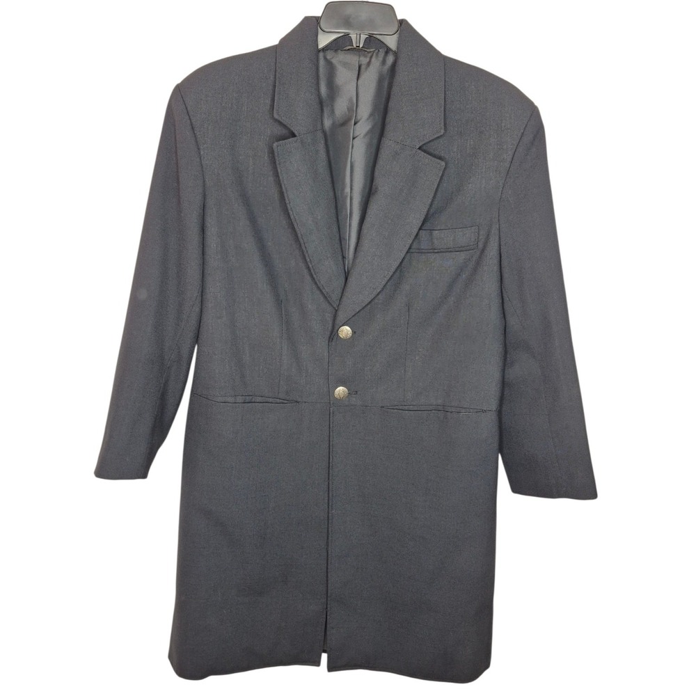 Vintage Pioneer Wear Original West Frock Coat Western Metal Buttons Mens M